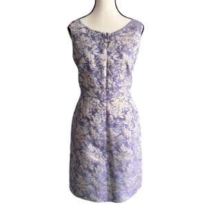 TAHARI ASL LILAC GOLD BROCADE GORGEOUS COCKTAIL DRESS, SZ. 8P